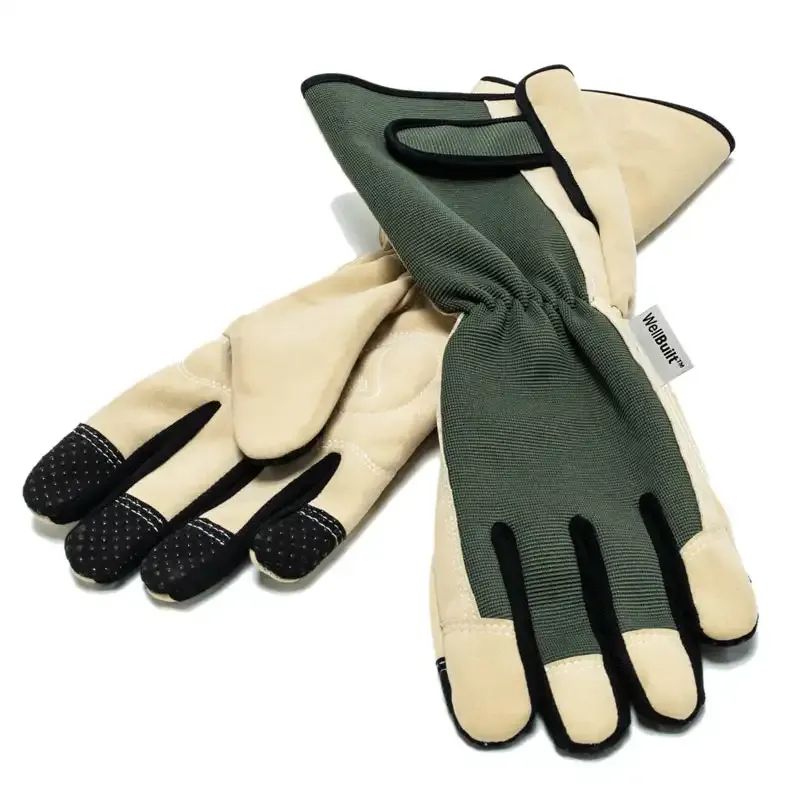 Tactical Gauntlet Gloves with Reinforced Knuckle Protection