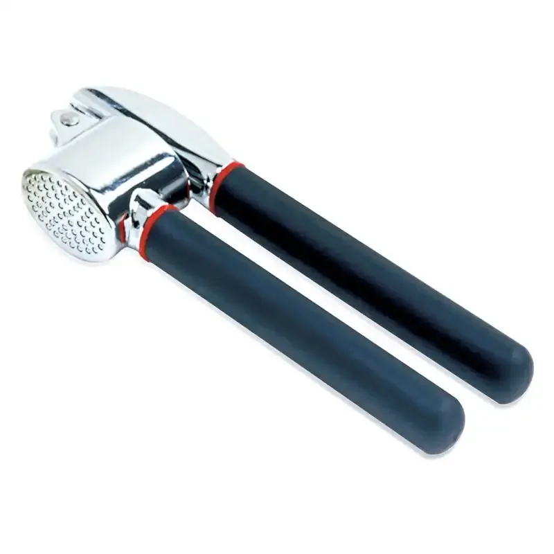 Stainless Steel Garlic Press - Ergonomic Manual Garlic Crusher