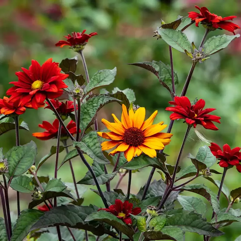 Bleeding Hearts False Sunflower (Heliopsis helianthoides) Perennial Garden Seeds 2