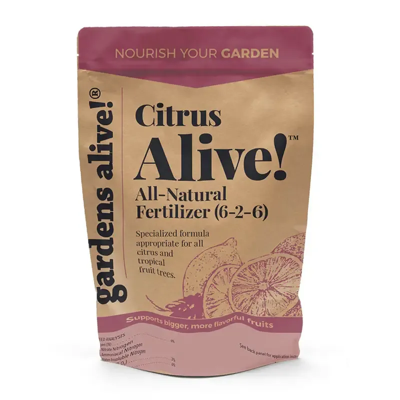 Balanced Citrus Fertilizer for Fruit Trees and Container Plants