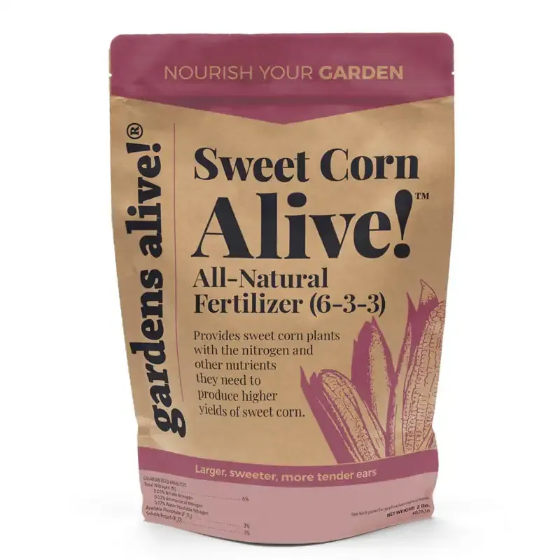 Specialized Nutrient Fertilizer for Sweet Corn and Vegetable Gardens
