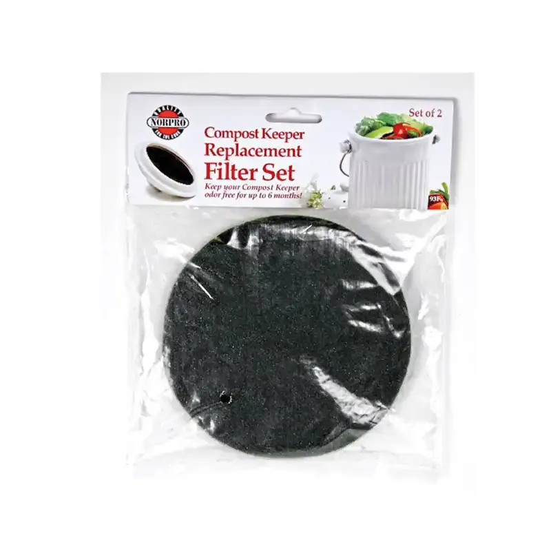 Ceramic Kitchen Compost Crock with Odor-Filtering Lid 1