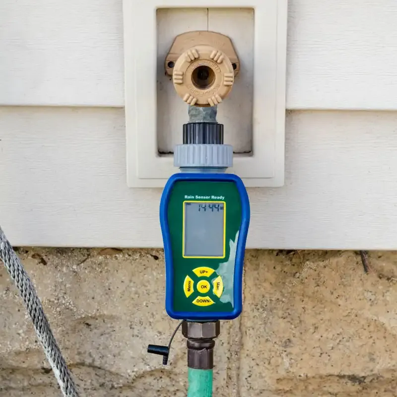 Programmable Electronic Water Timer for Garden Hose Irrigation