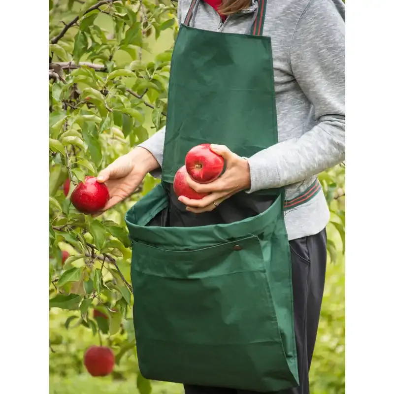 Adjustable Garden Gathering Apron - Hands-Free Harvest Pouch for Produce 1