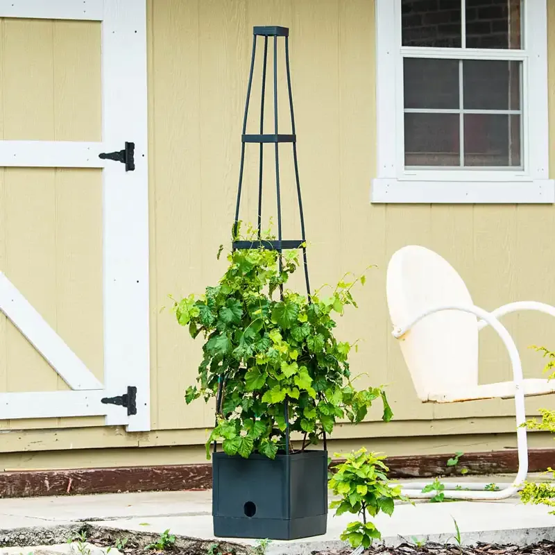 Vertical Self-Watering Plant Tower with Integrated Irrigation System 1