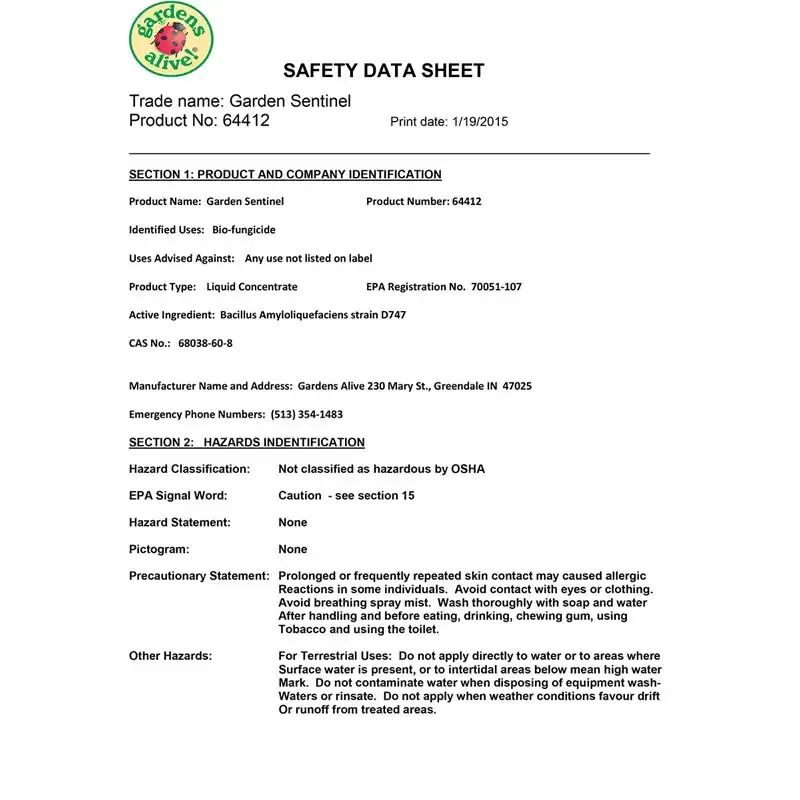 Organic Broad-Spectrum Biofungicide for Plant Disease Management 4