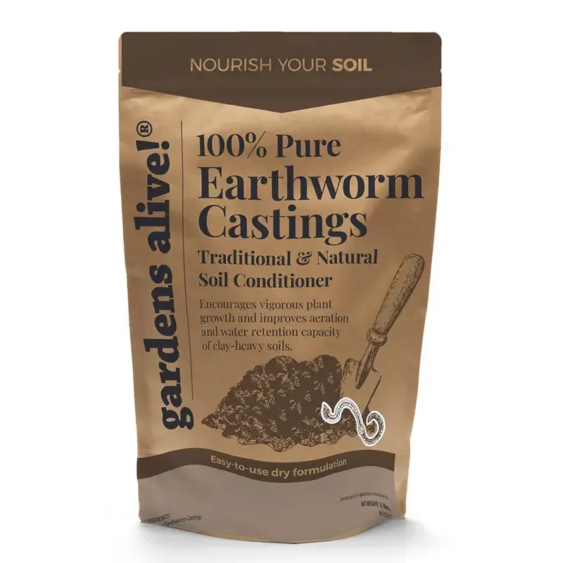 100% Pure Earthworm Castings - Natural Organic Soil Conditioner