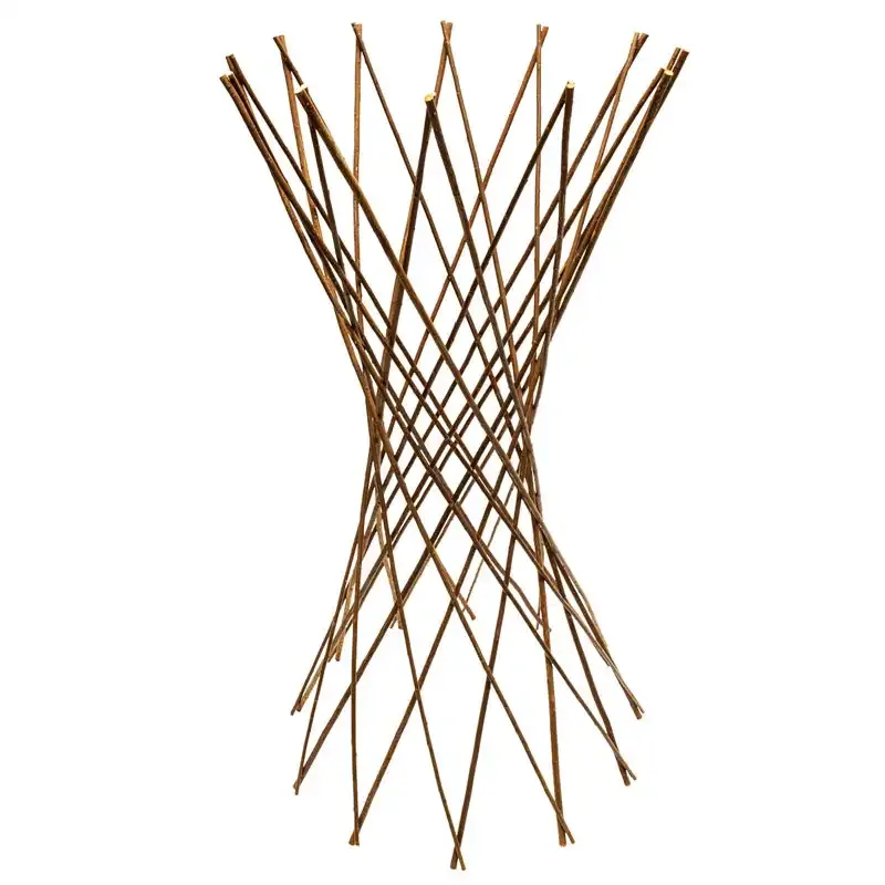 Natural Willow Obelisk Support for Climbing Plants and Garden Vines 2