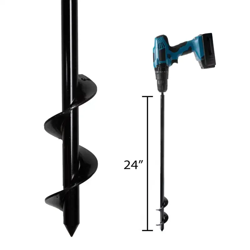 Heavy-Duty Garden Power Planter Auger Drill Bit for Bulb and Bedding Plant Installation 1